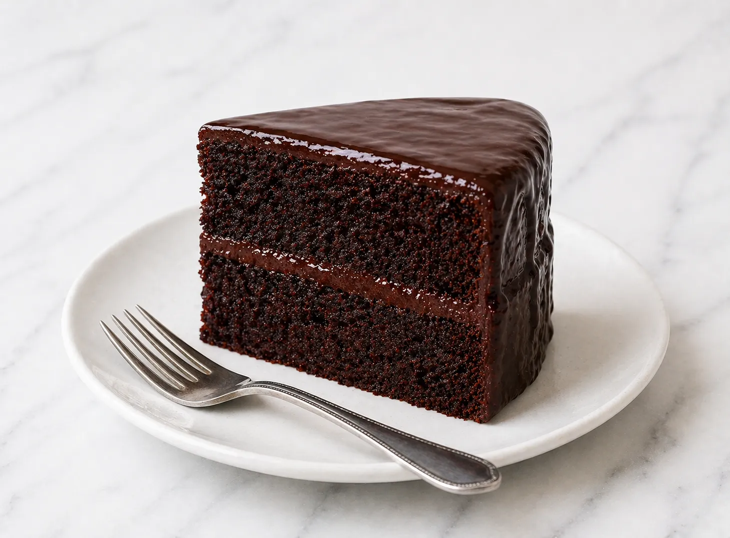 Decadent Chocolate Cake Recipe — Rich, Fudgy & Covered in Ganache recipe visual