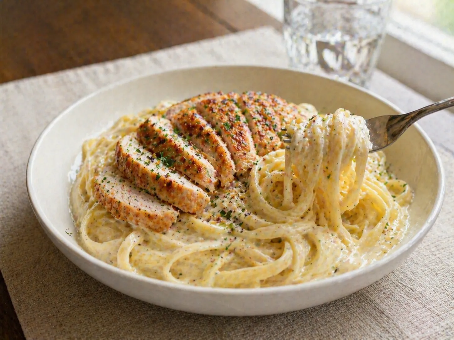 Easy Creamy Chicken Alfredo Recipe — Restaurant Taste, 30-Minute Weeknight Dinner recipe visual