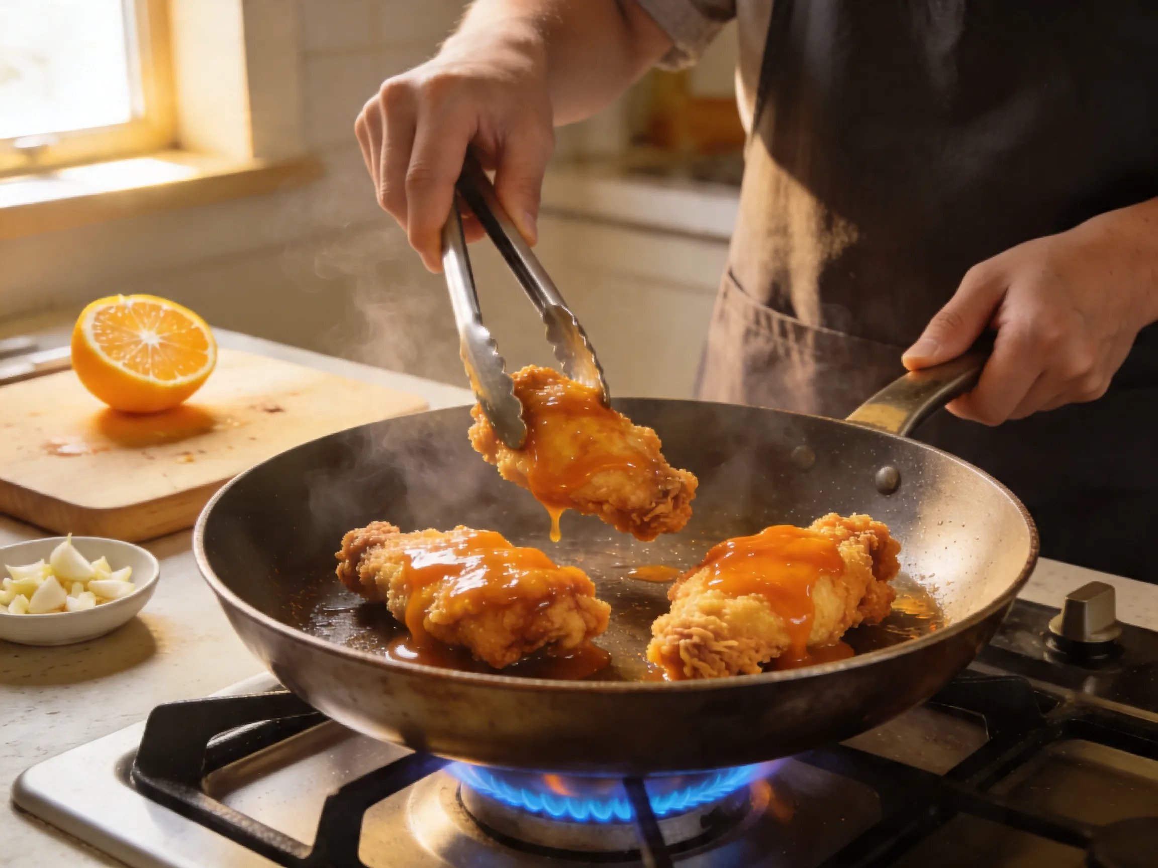 Crispy Homemade Orange Chicken Recipe — Sticky, Sweet & Better Than Panda Express instructions