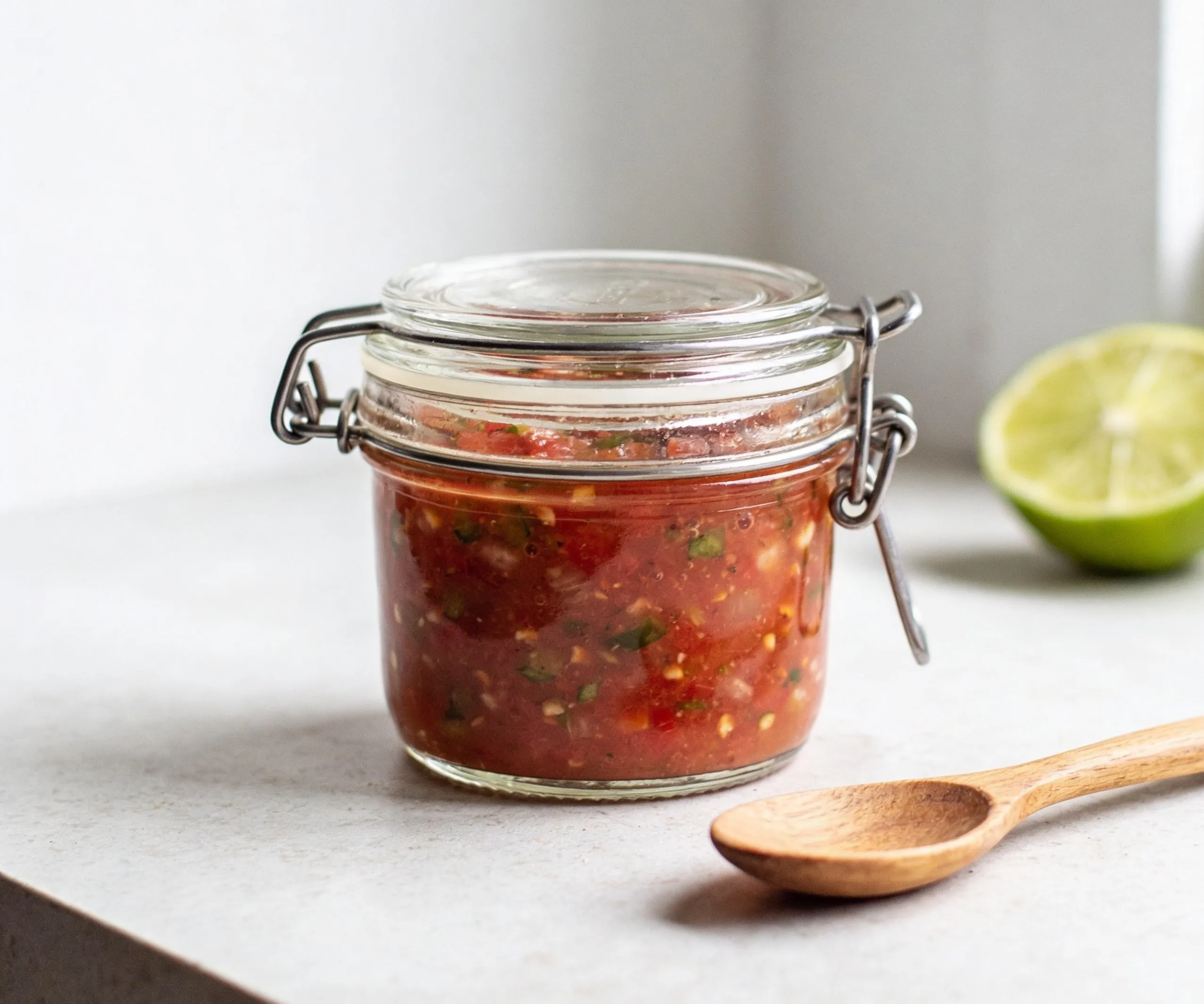 Fresh Homemade Salsa Recipe — Chunky, Spicy & Ready in 10 Minutes recipe visual