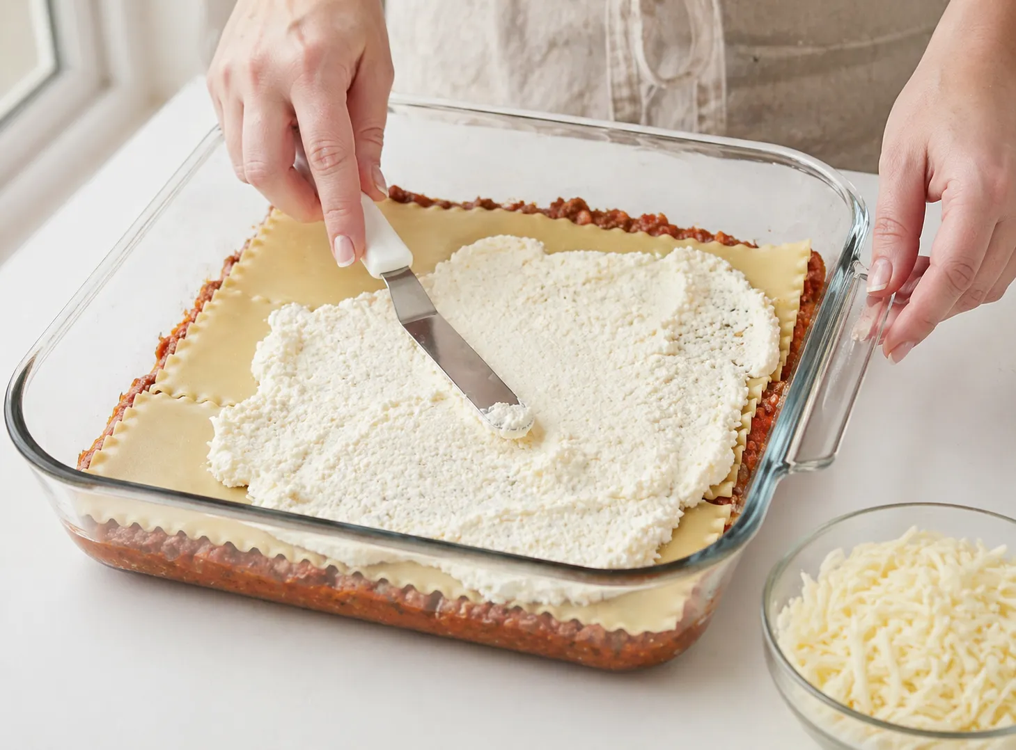 Best Lasagna Recipe With Ricotta — Layers of Cheese, Meat & Rich Tomato Sauce instructions
