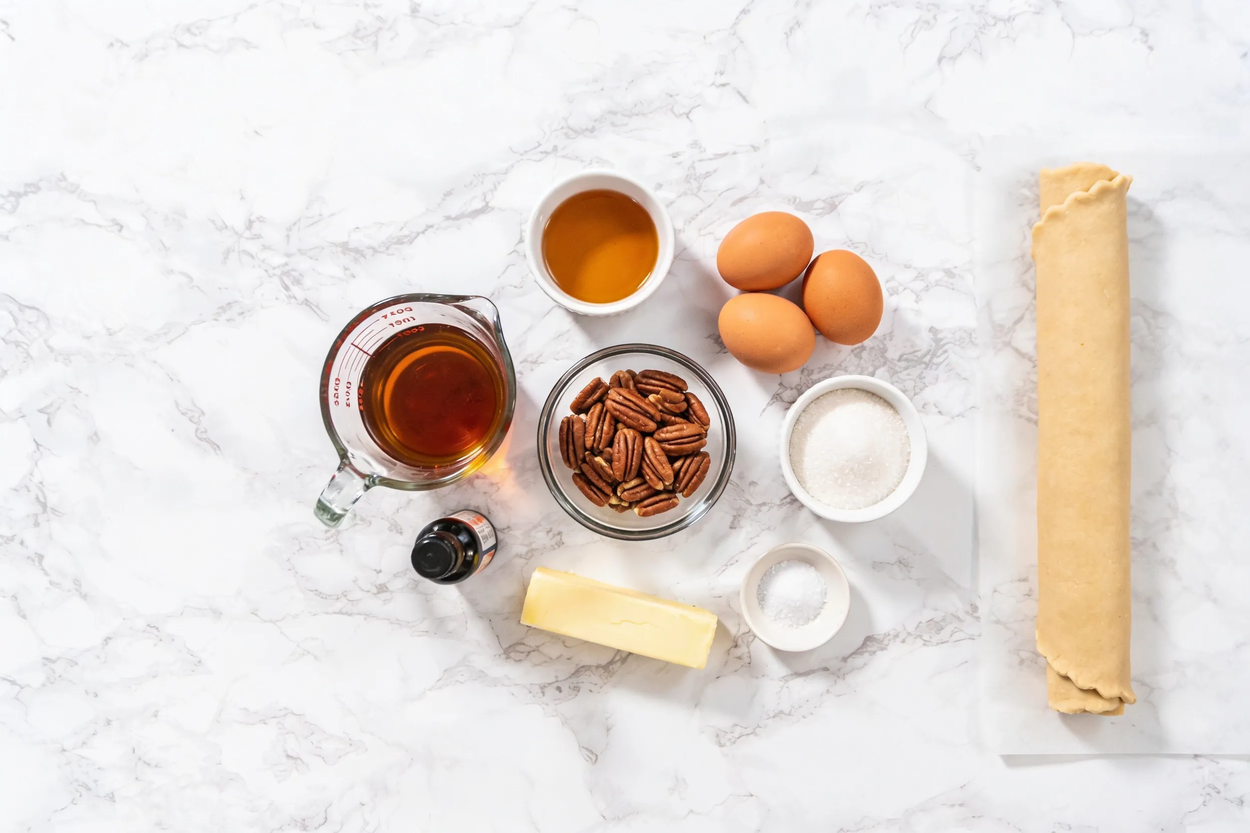 Classic Southern Pecan Pie Recipe — Gooey, Sweet & Perfect For Holidays ingredients
