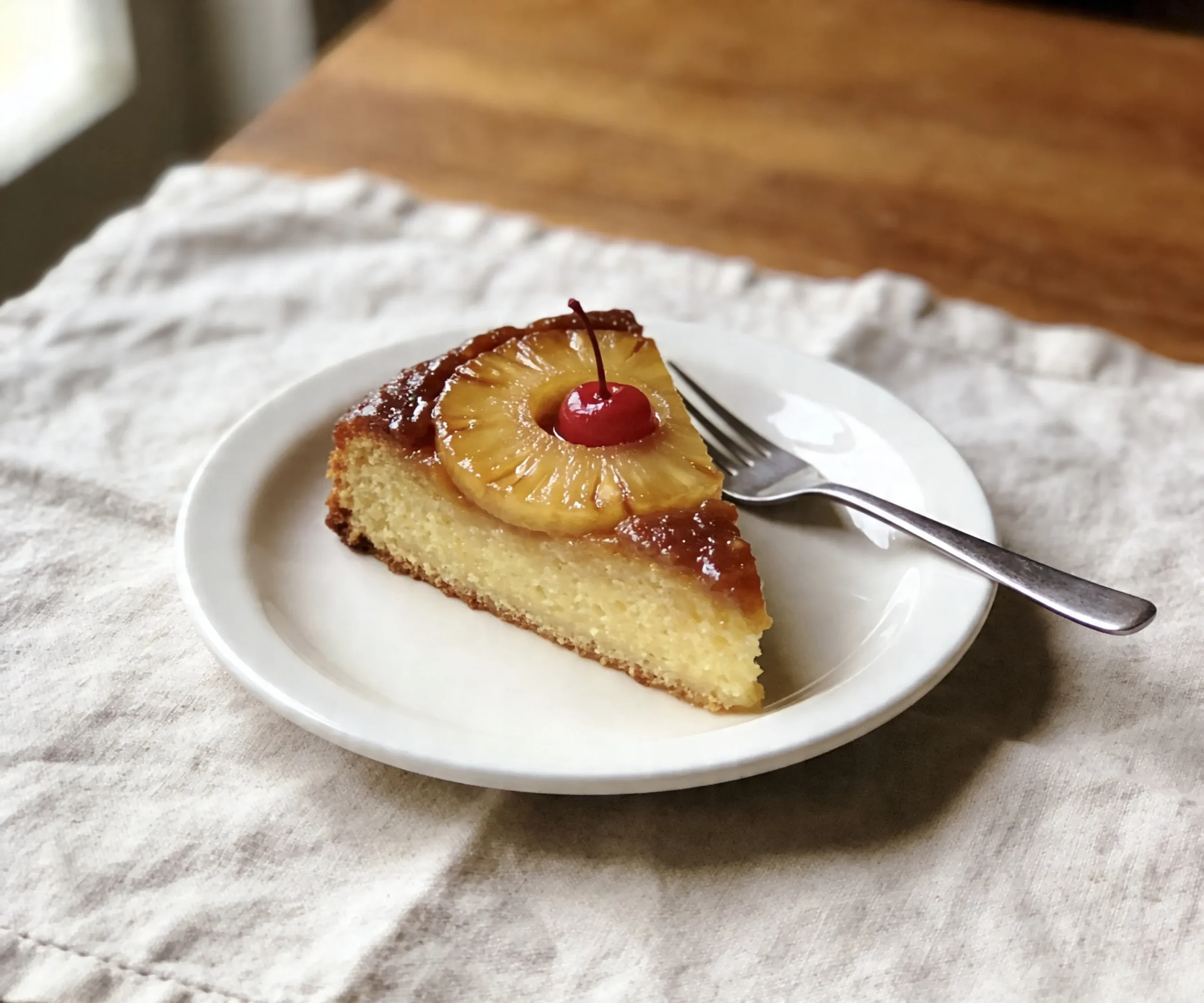 Old-Fashioned Pineapple Upside Down Cake Recipe — Caramelized & Gorgeous recipe visual
