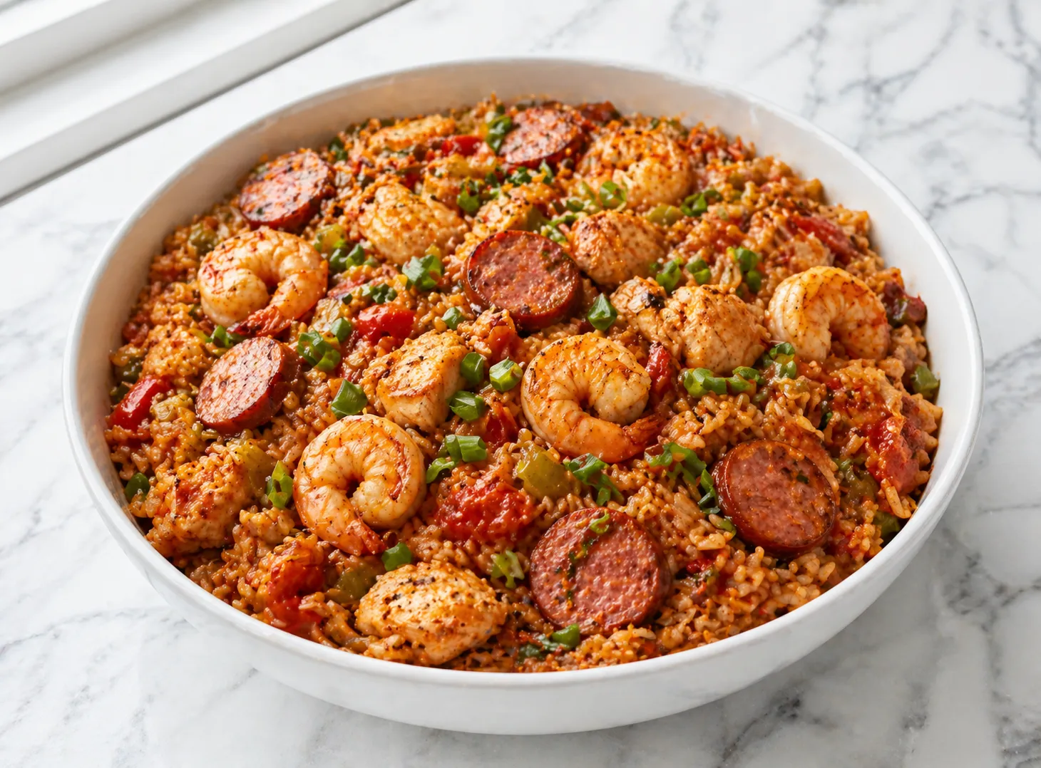 Authentic New Orleans Jambalaya Recipe — Smoky, Spicy & Full of Flavo