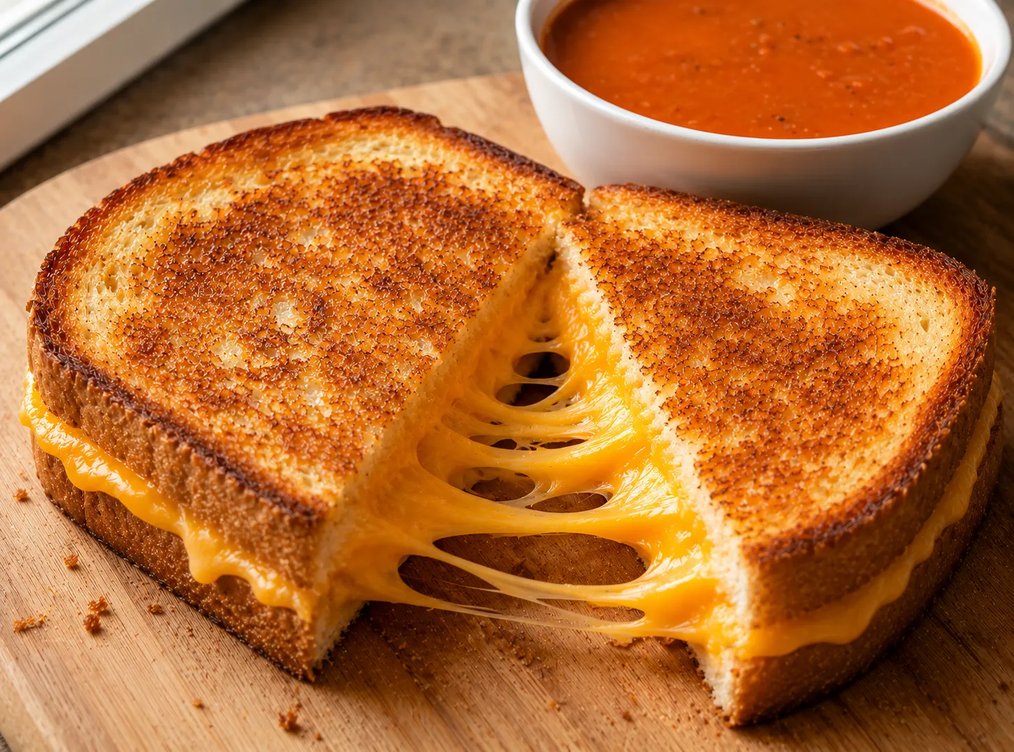 Cozy Homemade Tomato Soup Recipe — Velvety Smooth & Paired With Grilled Cheese recipe visual