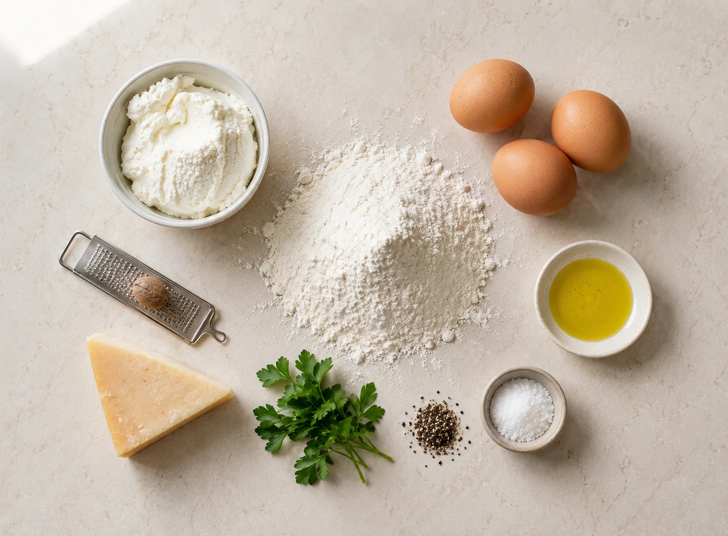Homemade Ravioli Recipe From Scratch — Pillowy, Stuffed & Worth Every Second ingredients