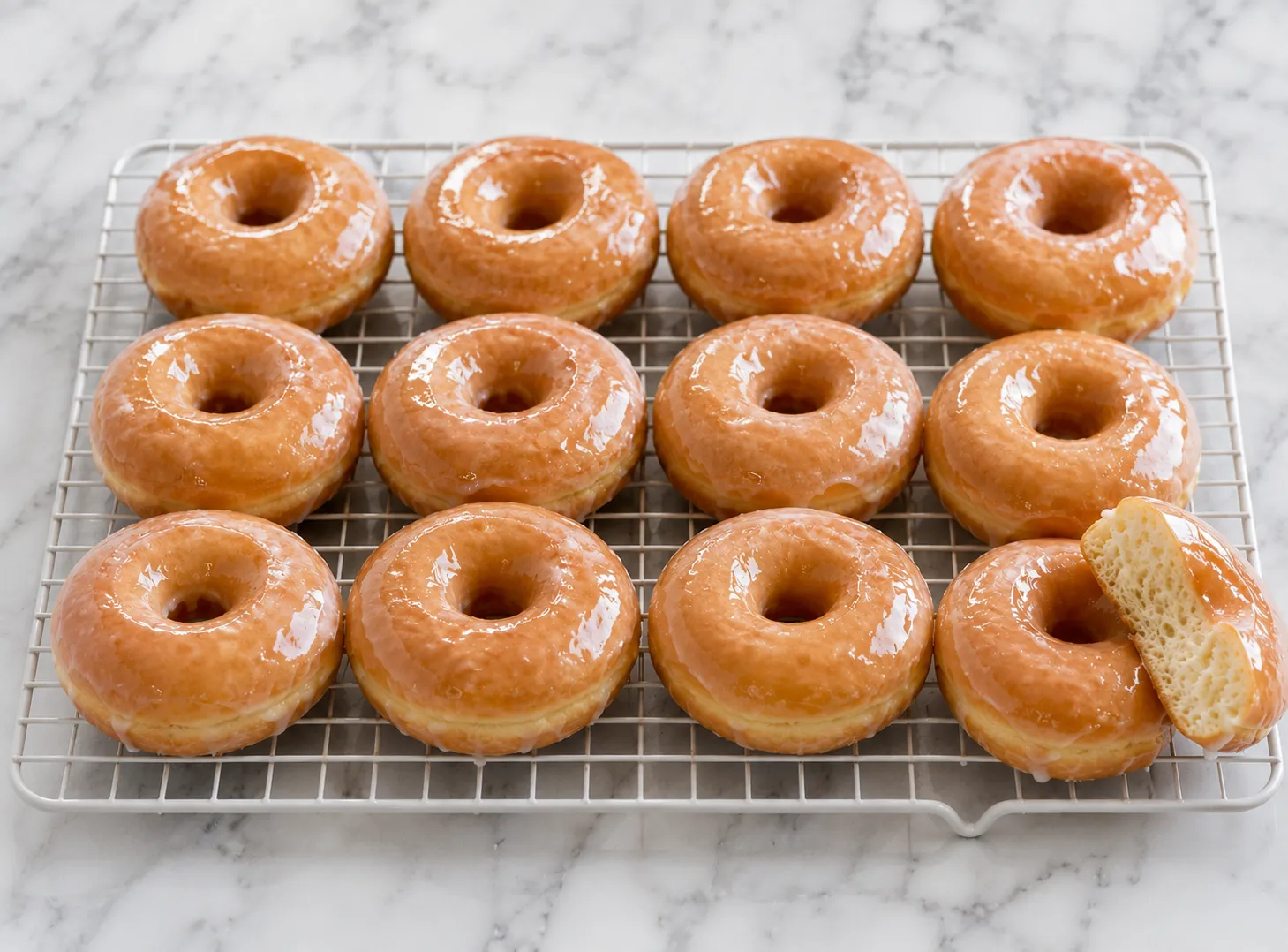 Glazed Homemade Donut Recipe — Fluffy, Fried & Better Than Krispy Kreme