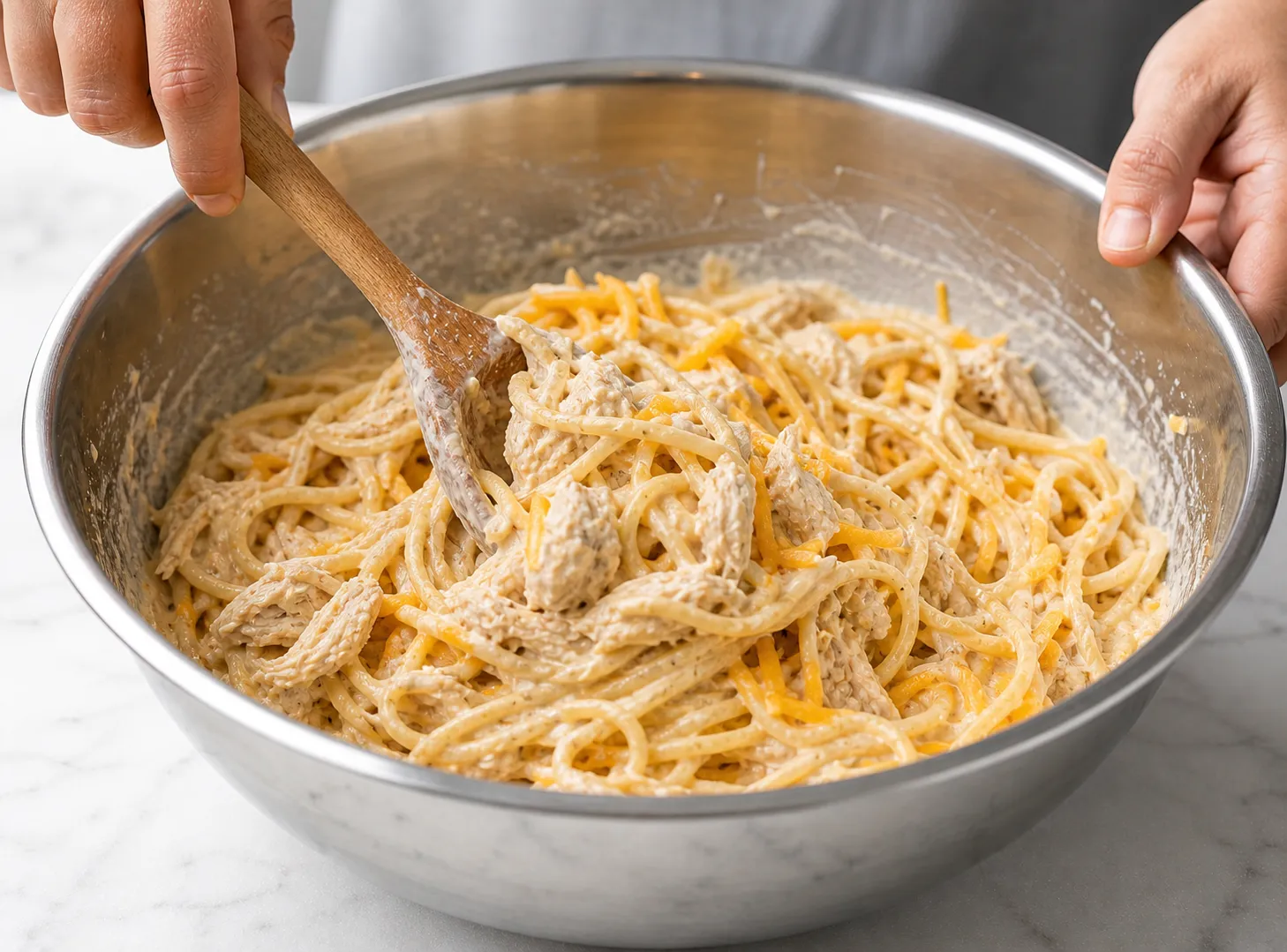 Cheesy Chicken Spaghetti Recipe — Creamy, Comforting & Family Dinner Winner how to make