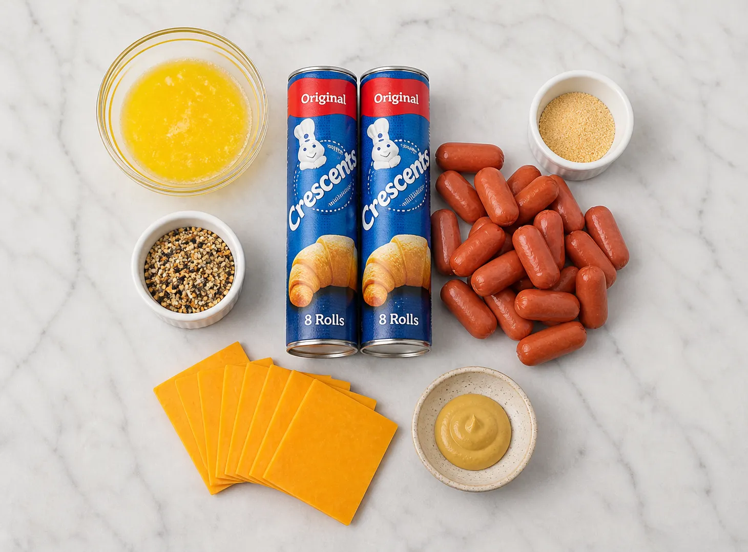 Easy Pigs in a Blanket Recipe — Crispy, Cheesy & Gone in Minutes ingredients