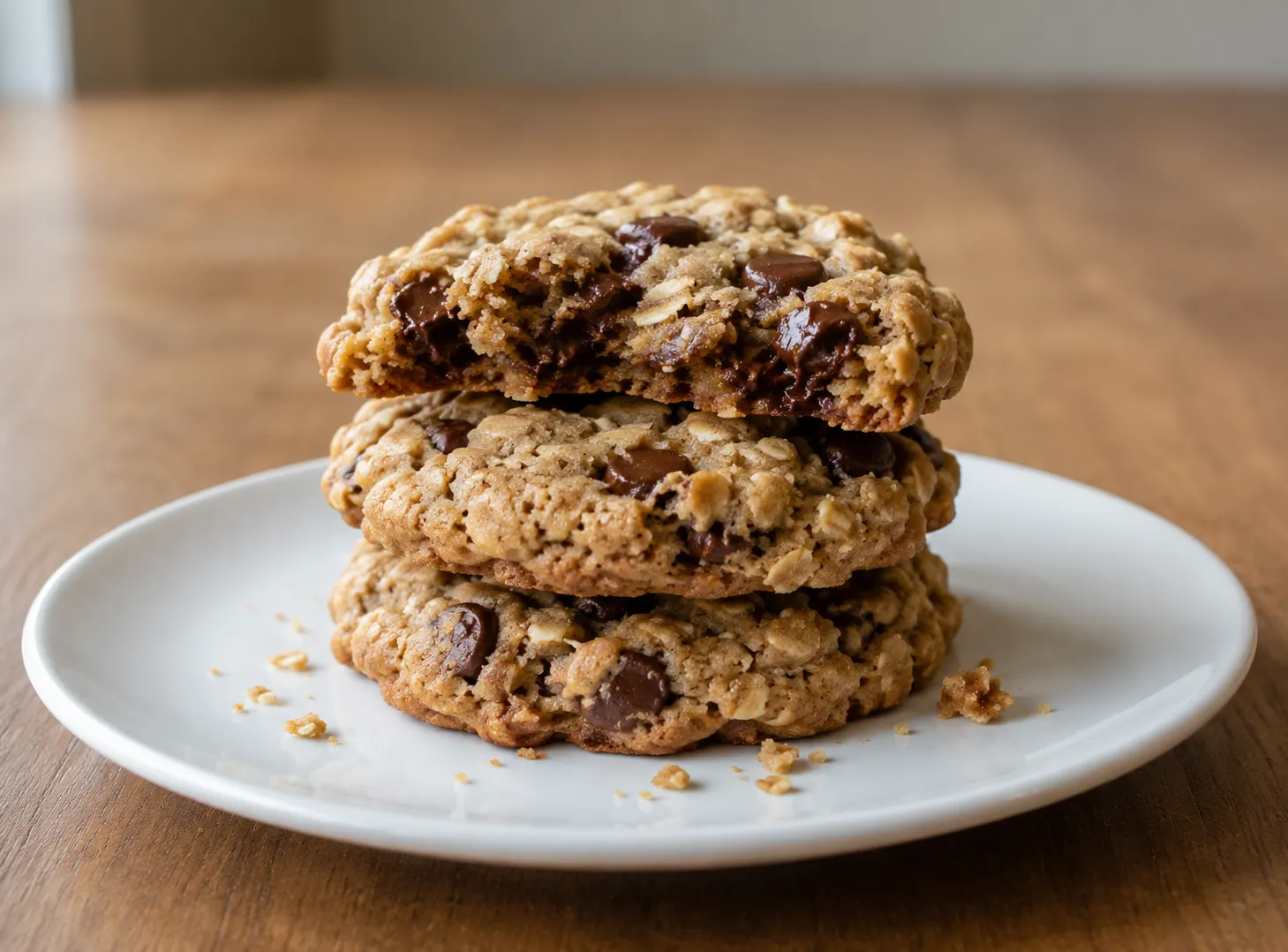 Chewy Oatmeal Chocolate Chip Cookie Recipe — Thick, Bakery-Style & Irresistible