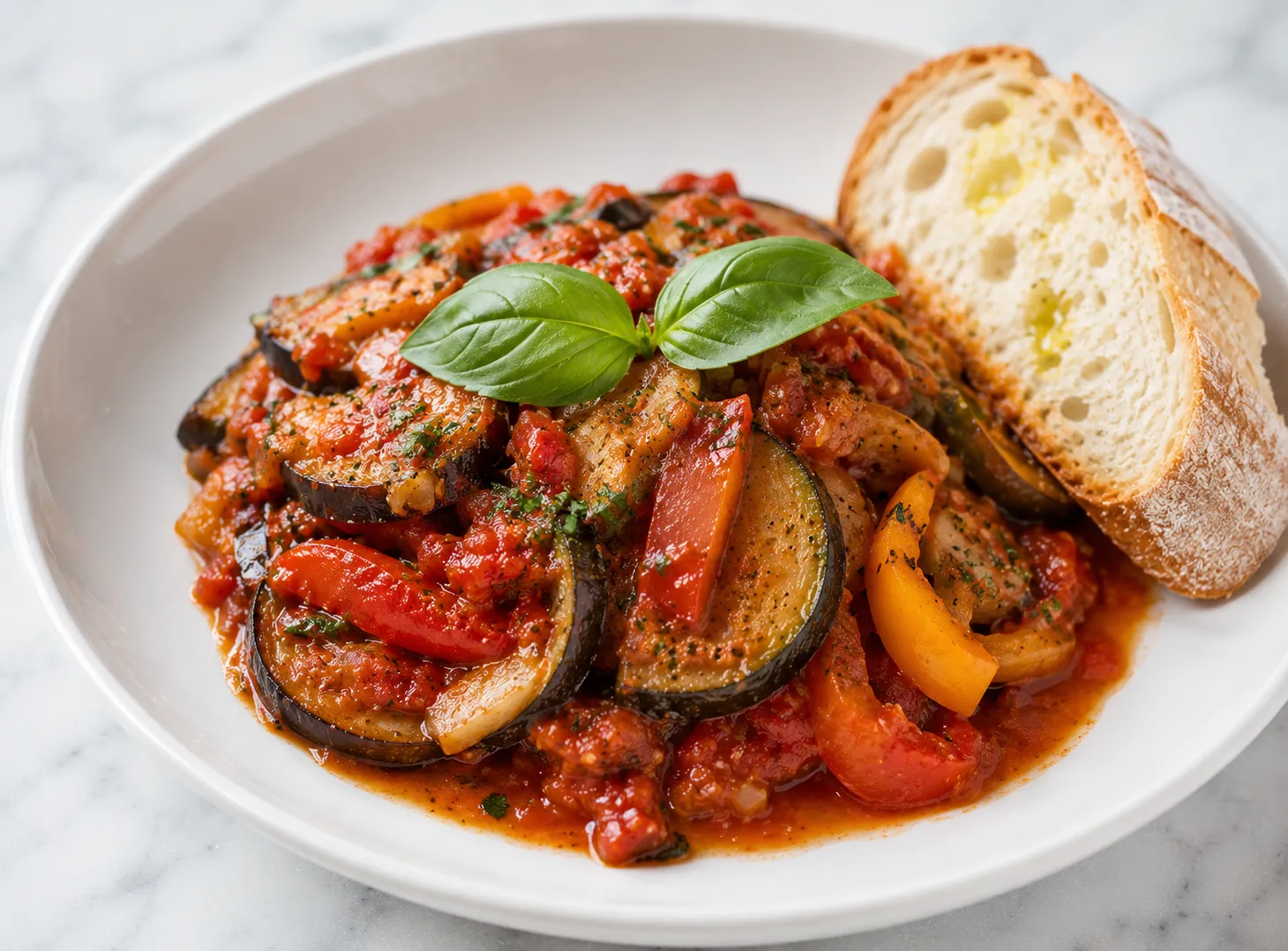 Classic French Ratatouille Recipe — Colorful, Healthy & Impressively Beautiful recipe visual
