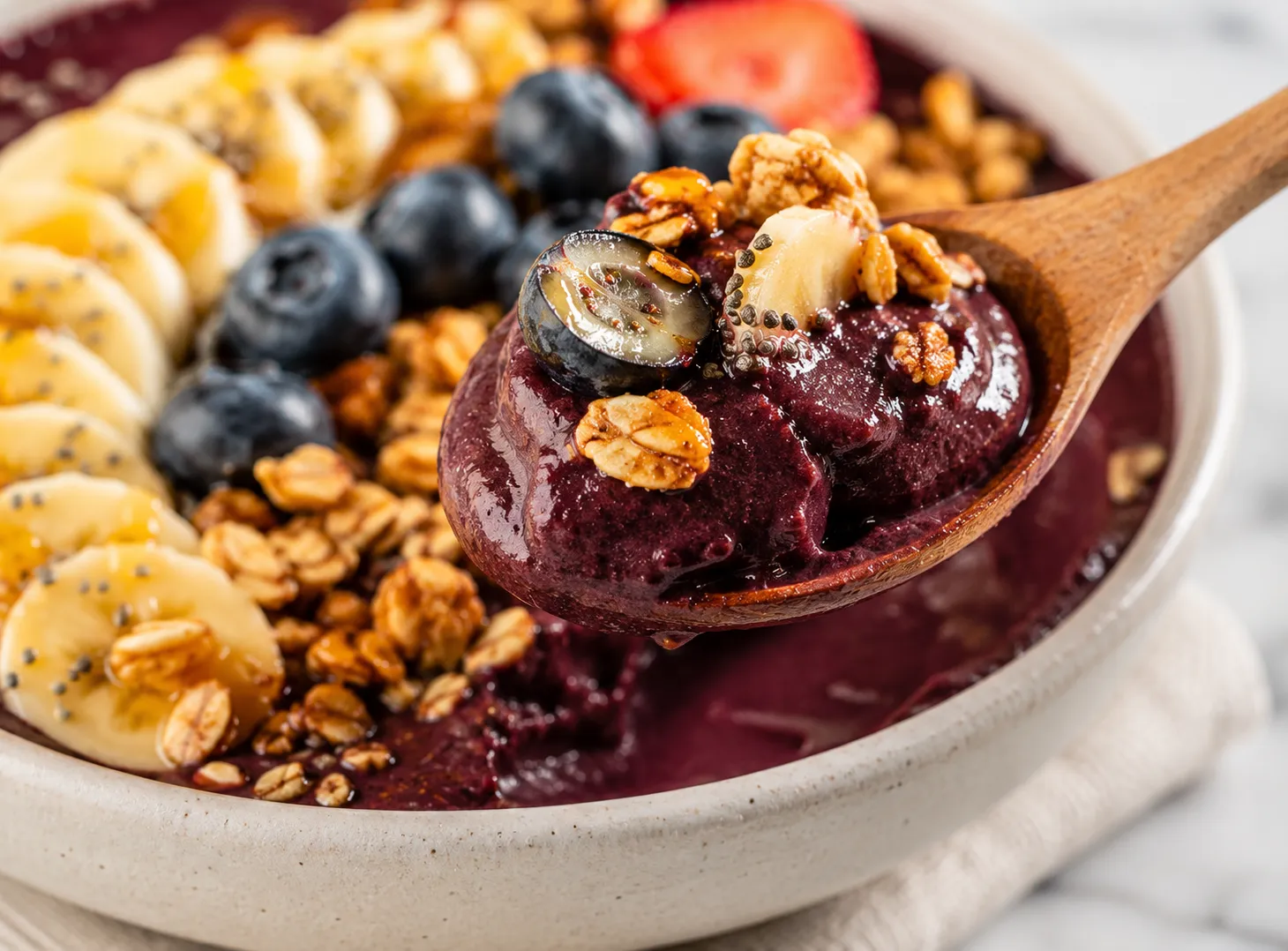 Easy Acai Bowl Recipe — Beautiful, Nutritious & Packed With Superfoods recipe visual