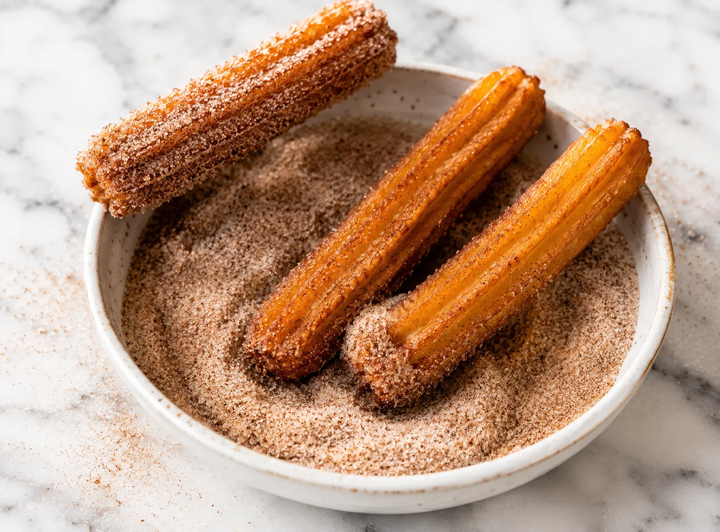 Crispy Cinnamon Churros Recipe — Fried, Sugary & Dipped in Chocolate Sauce instructions