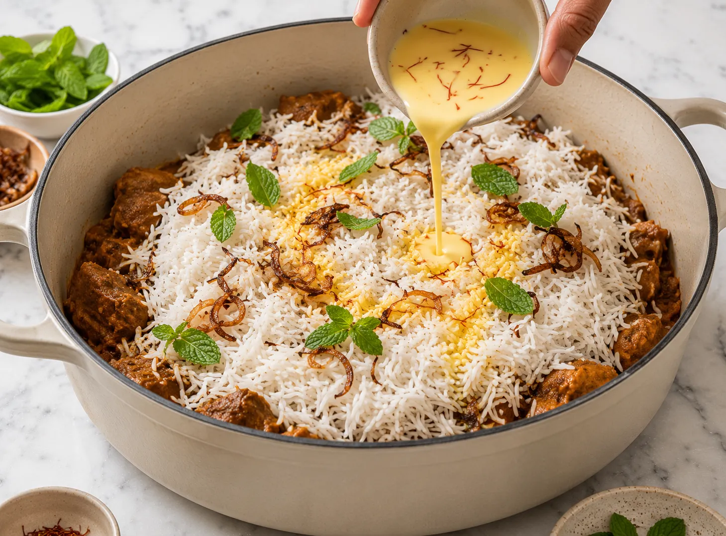 Aromatic Biryani Recipe — Fragrant Rice, Tender Chicken & Layers of Spice instructions