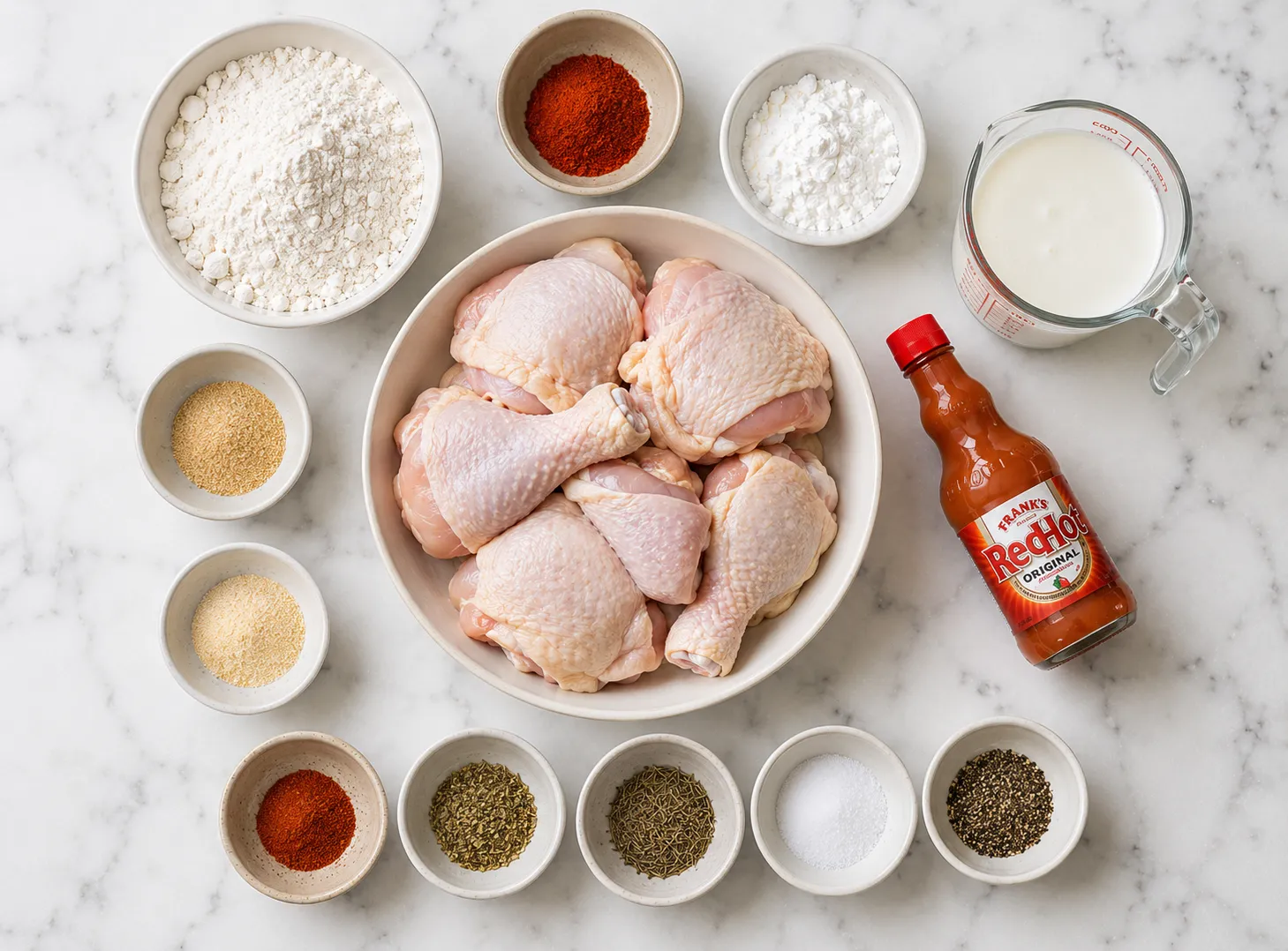 [Crispy Southern Fried Chicken Recipe — Crunchy Coating, Juicy Inside Always ingredients