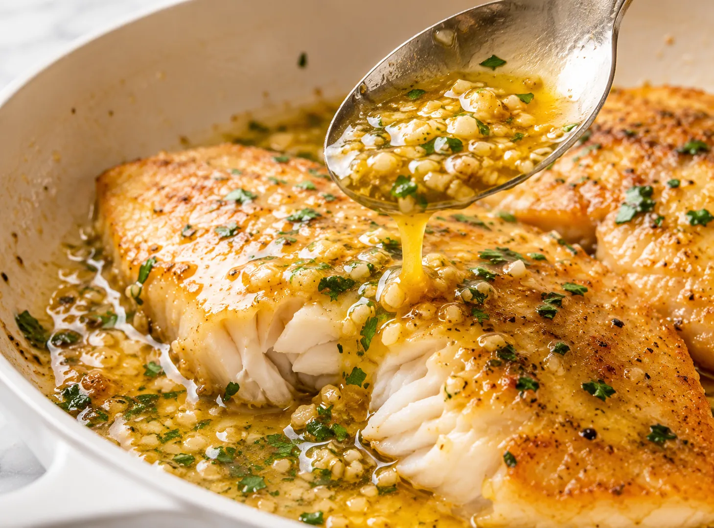 Garlic Butter Tilapia Recipe: Budget Friendly Seafood Dinne instructions