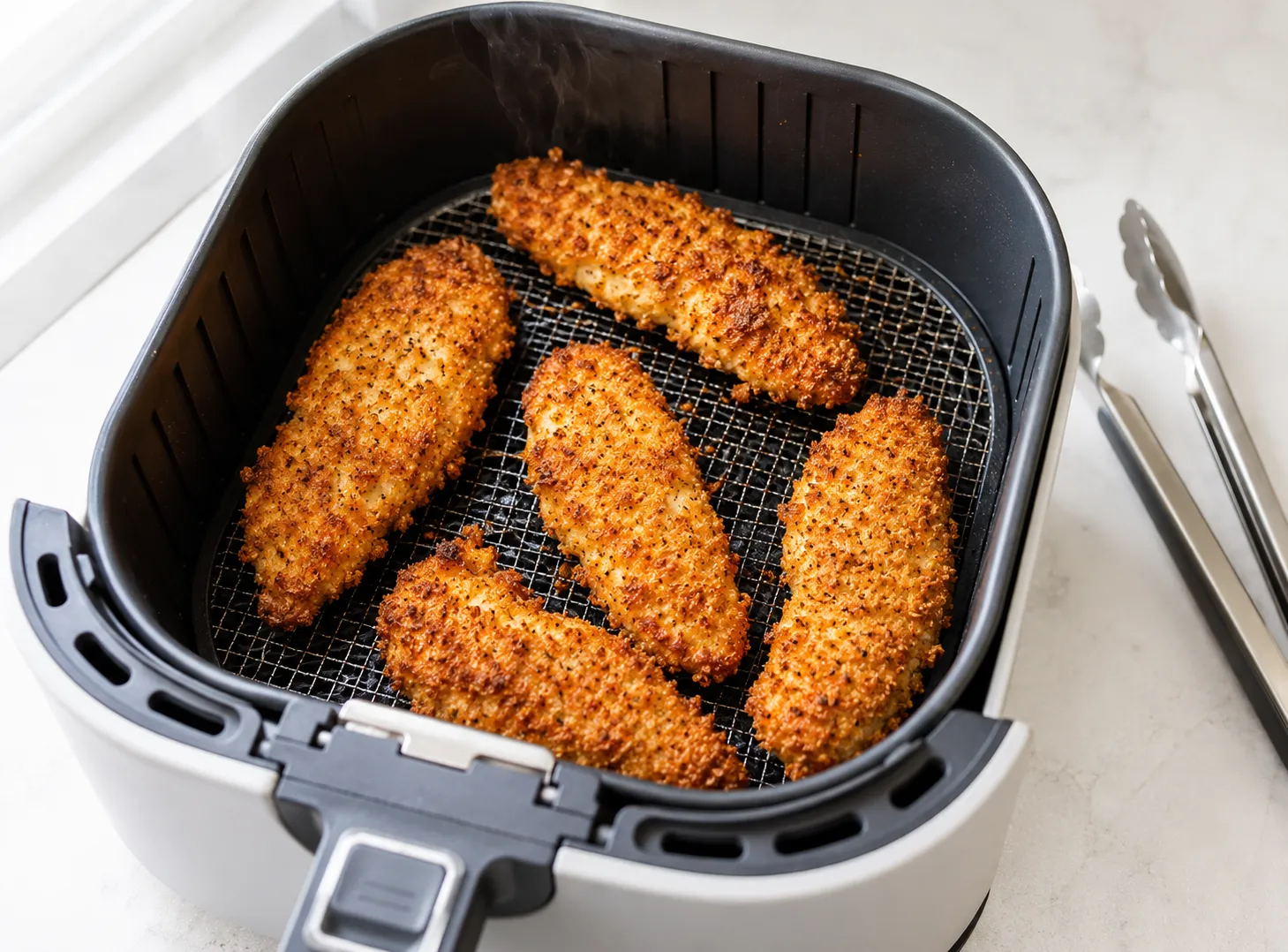 Crispy Air Fryer Chicken Tenders Recipe: Golden Outside, Juicy Inside instructions