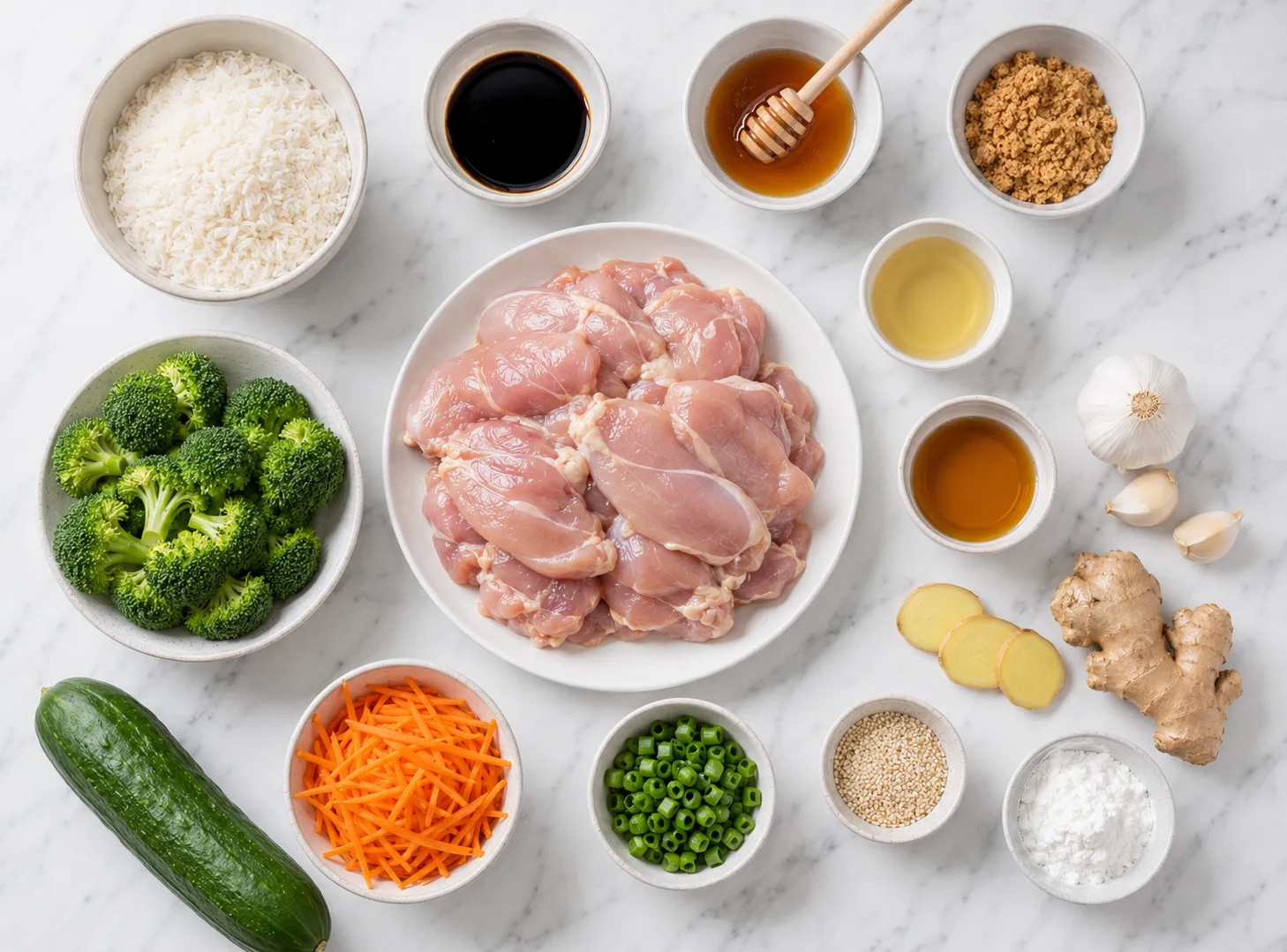 Teriyaki Chicken Bowl Recipe: Easy Weeknight Rice Bowl ingredients