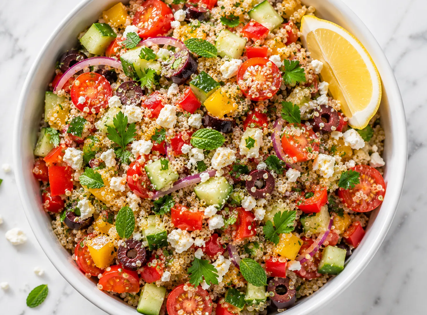 Healthy Quinoa Salad Recipe — Fresh, Protein-Packed & Perfect For Meal Prep recipe visual