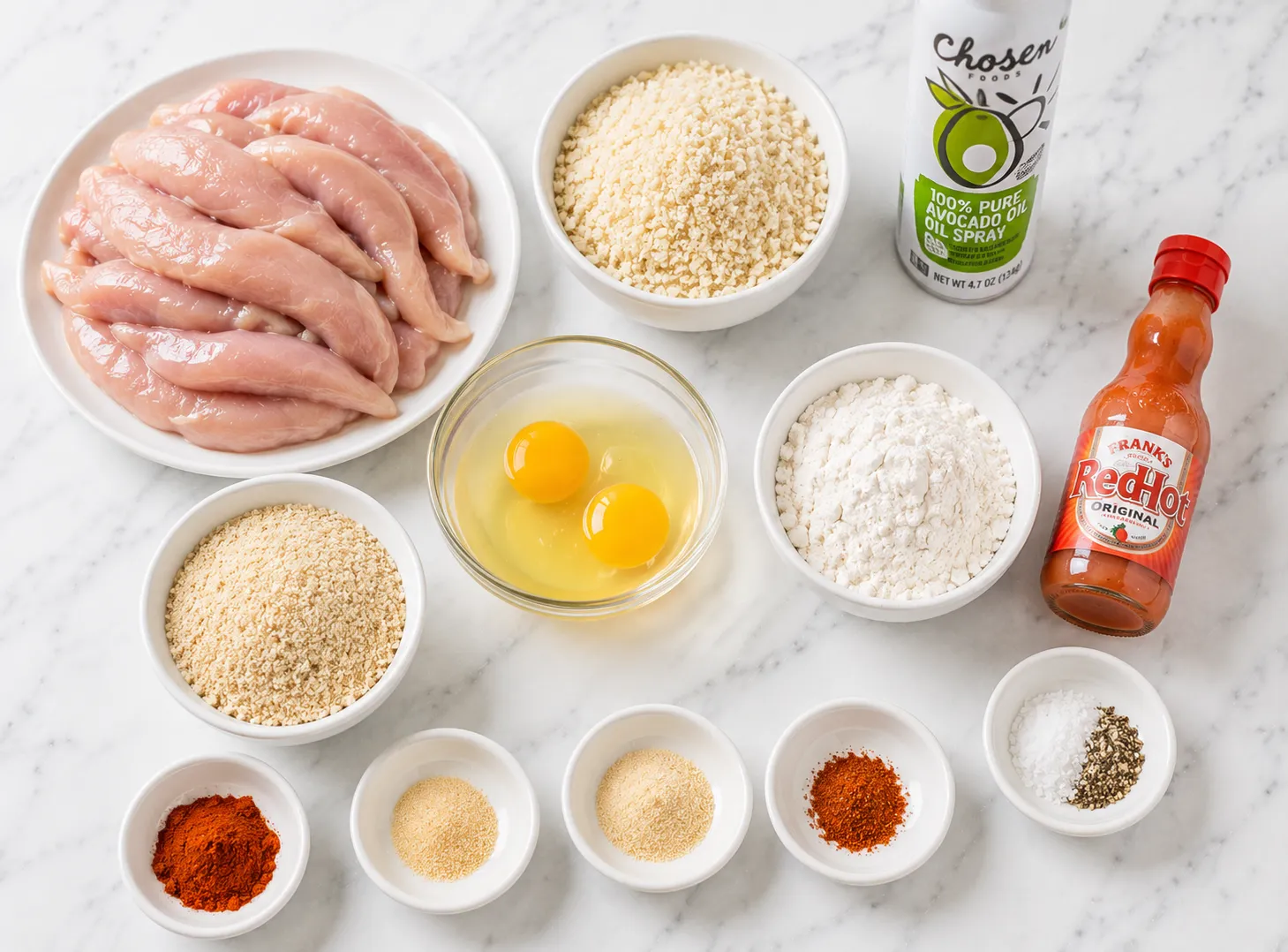 Crispy Air Fryer Chicken Tenders Recipe: Golden Outside, Juicy Inside ingredients