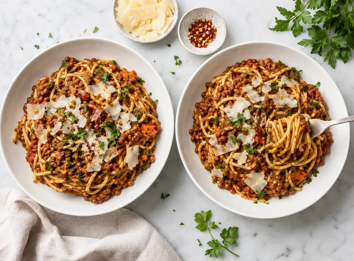 Lentil Bolognese Recipe: Meatless Pasta Sauce With Rich Flavor recipe visual