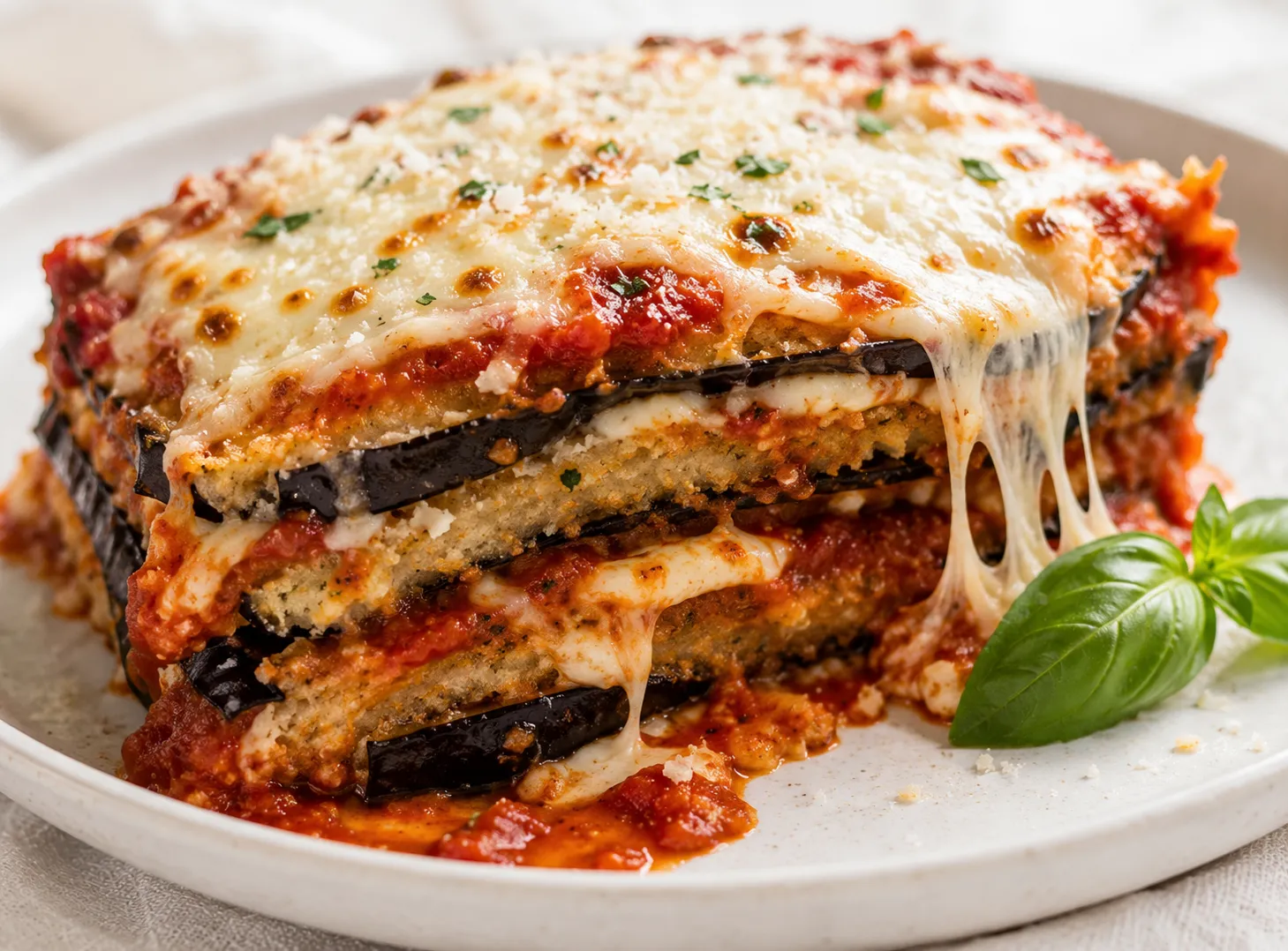 Eggplant Parmesan Recipe — Crispy Layers With Melty Cheese recipe visual