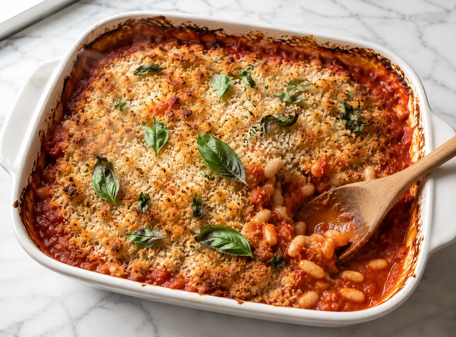White Bean Tomato Bake Recipe: Easy Rustic Dinner From Pantry Staples