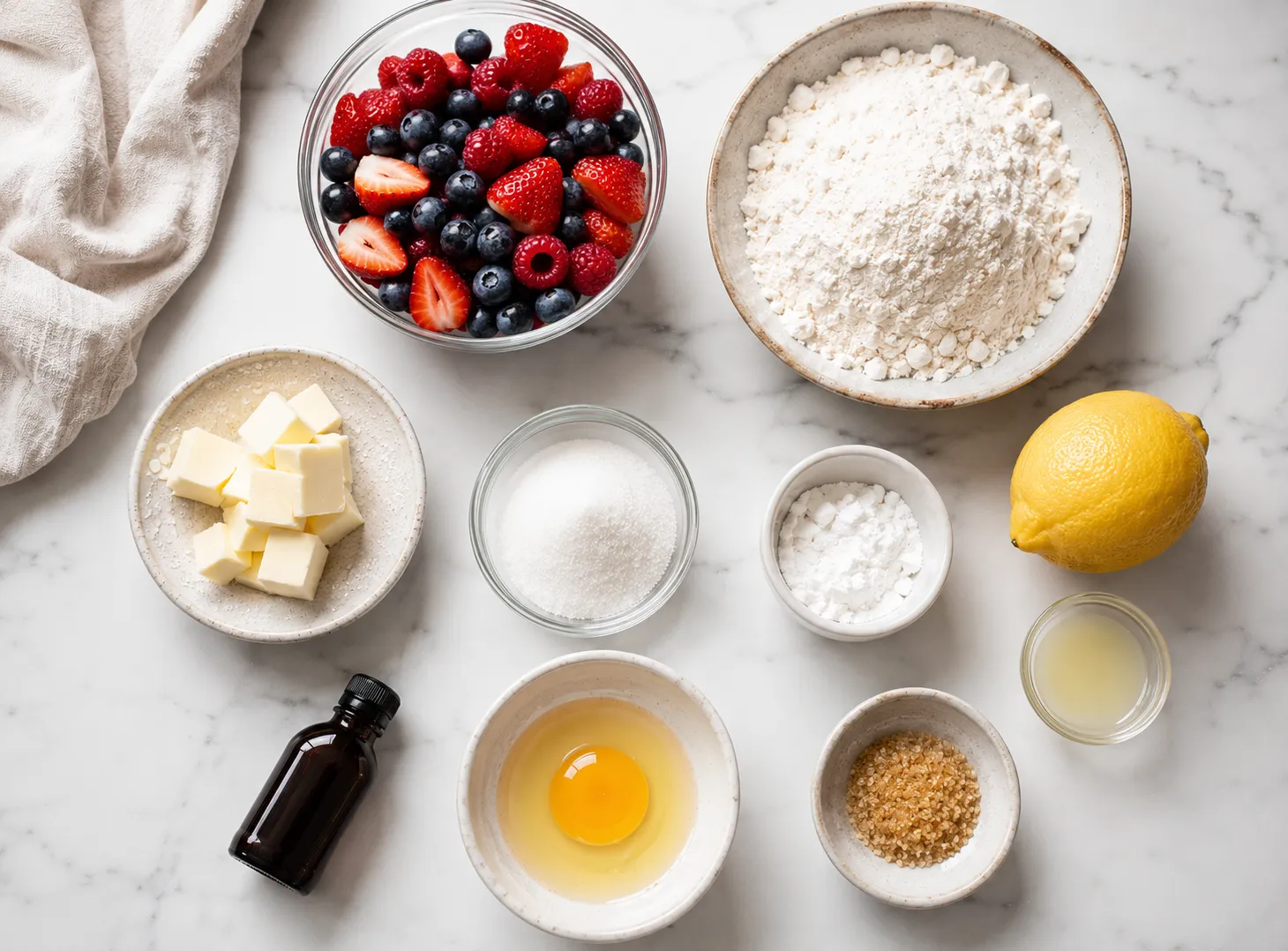 Berry Galette Recipe: Rustic Fruit Dessert With Flaky Crust ingredients
