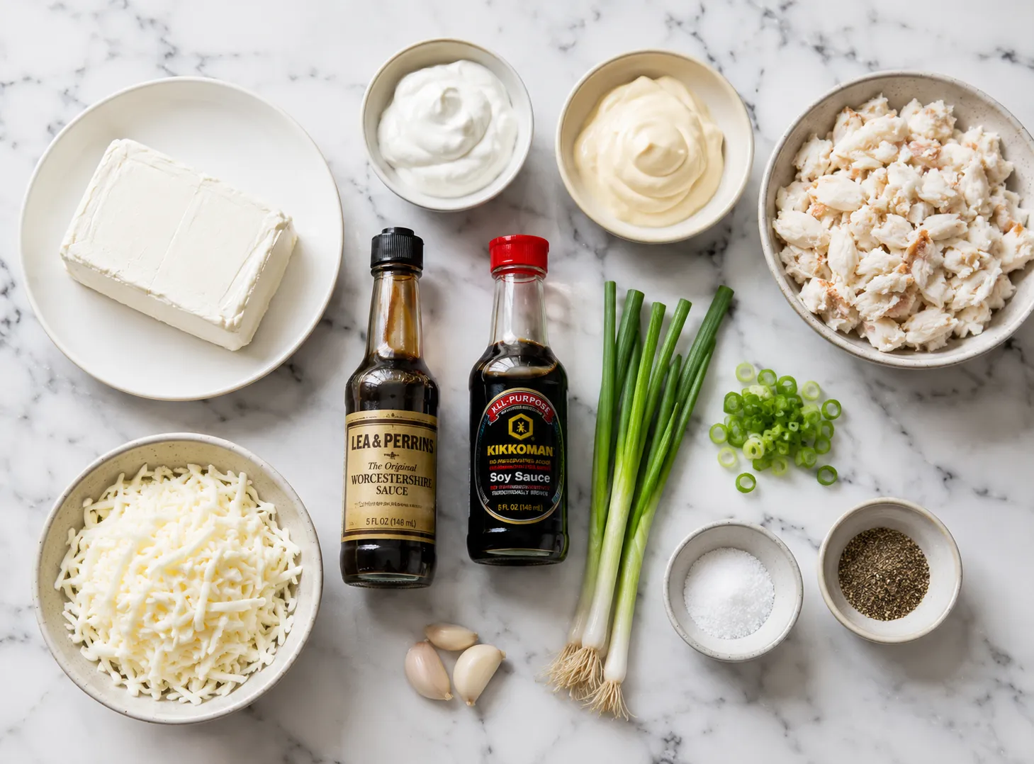 Crab Rangoon Dip Recipe: Creamy Appetizer for Parties and Game Day ingredients