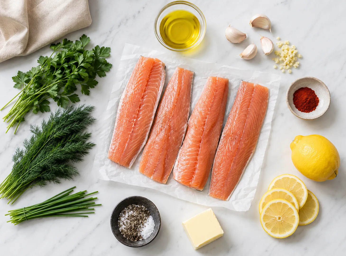 Baked Trout Recipe: Simple, Fresh and Full of Flavor ingredients