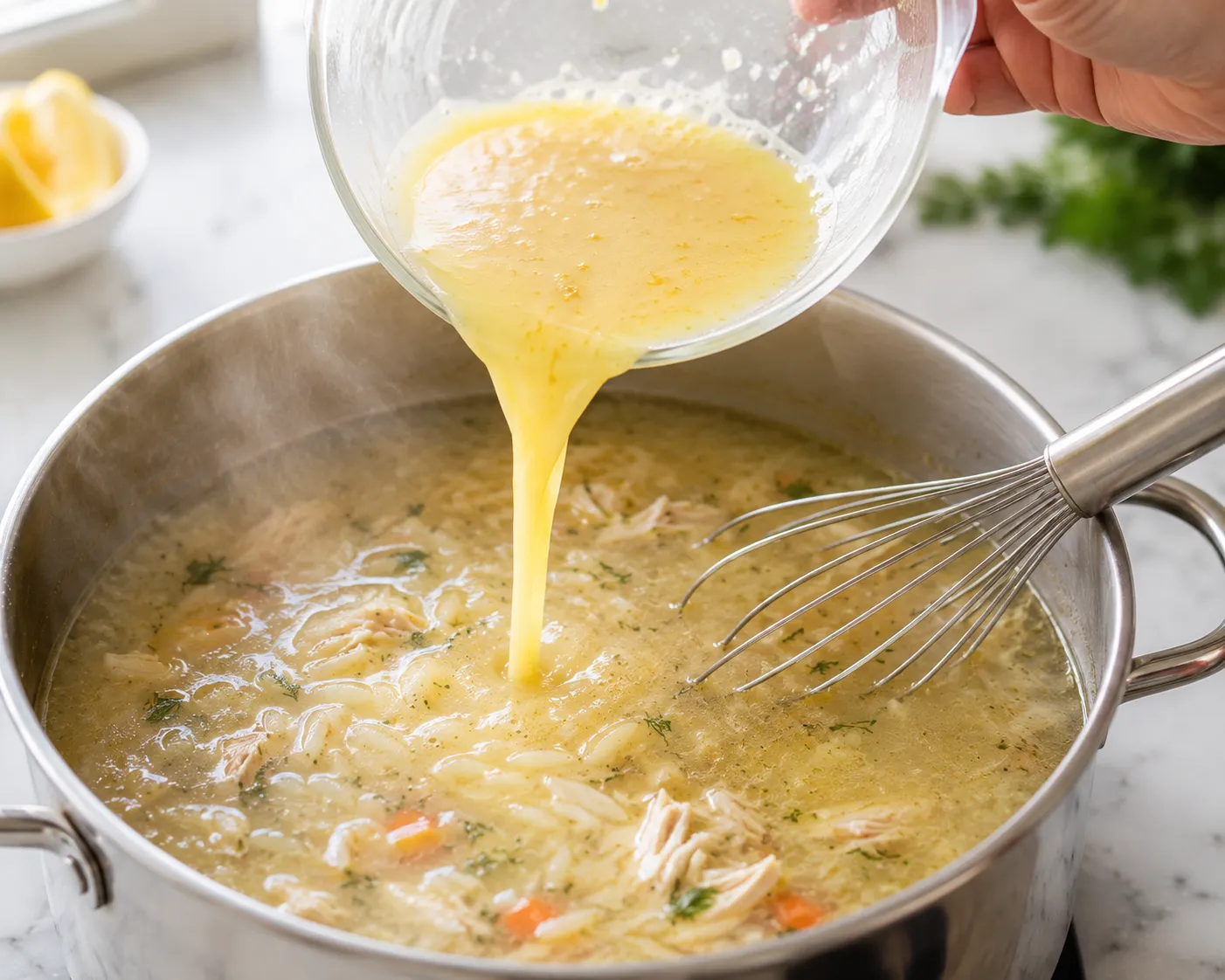 Greek Lemon Chicken Soup Recipe: Light, Bright and Comforting how to make