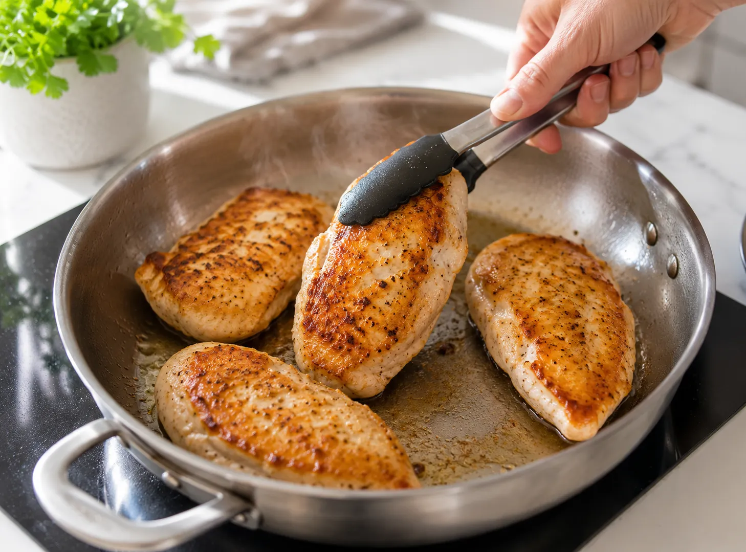 Chicken Florentine Recipe: Creamy Spinach Chicken Skillet how to make