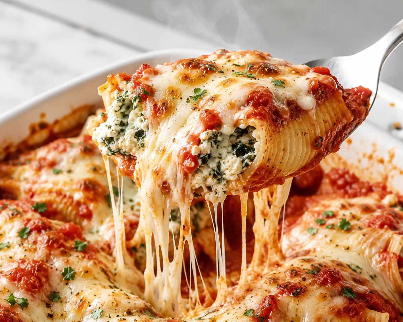 Spinach Ricotta Stuffed Shells Recipe: Creamy Baked Pasta Everyone Loves instructions