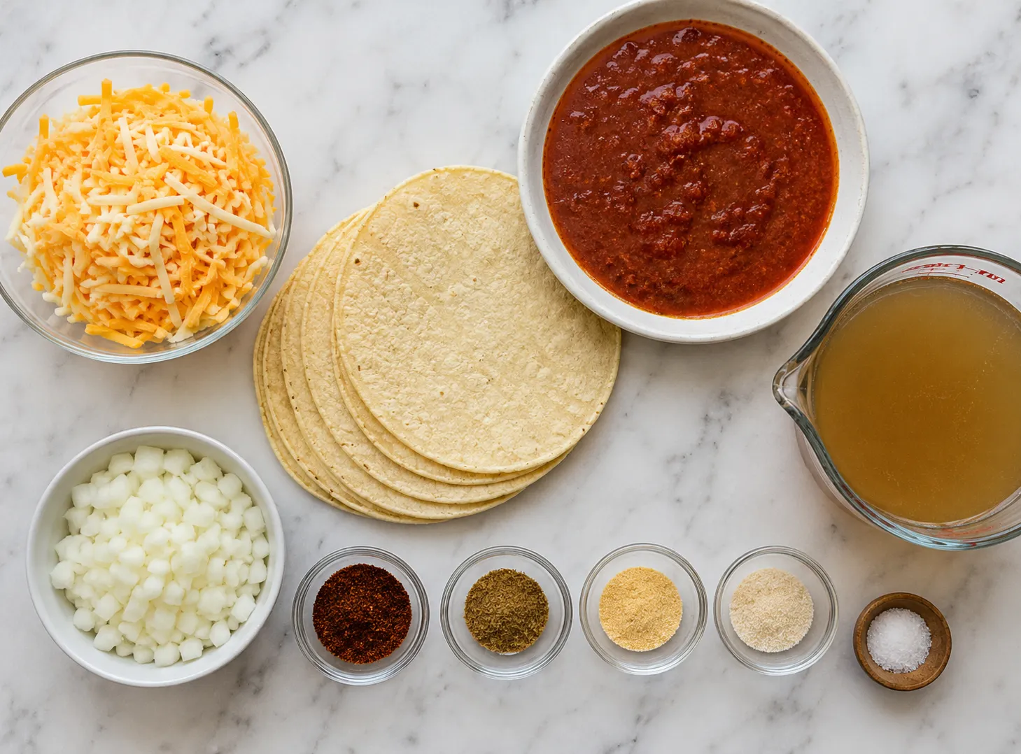 Cheese Enchiladas Recipe: Simple, Saucy and Ultra Comforting ingredients
