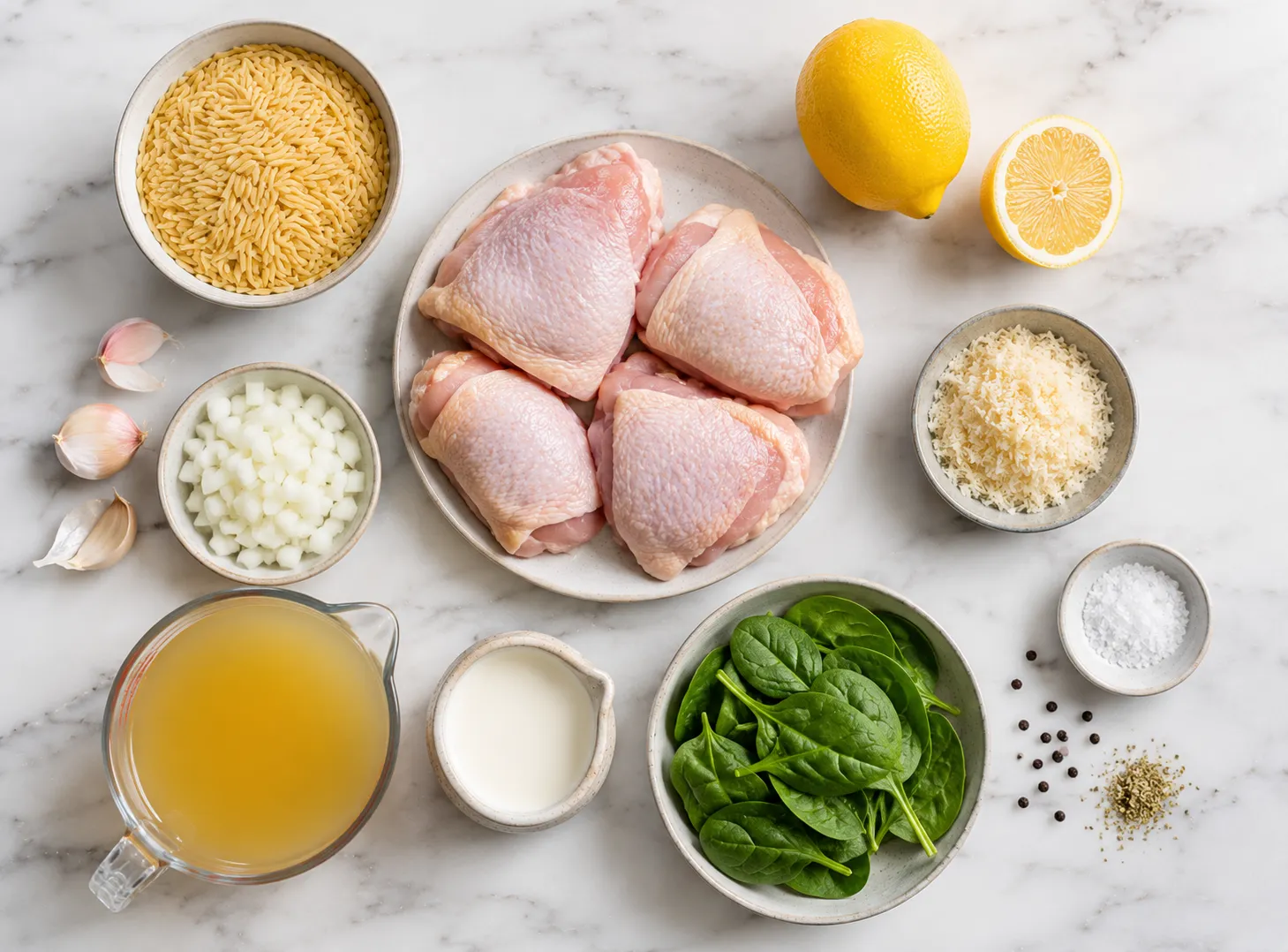 Lemon Chicken Orzo Recipe — Bright, Light and Weeknight Friendly ingredients