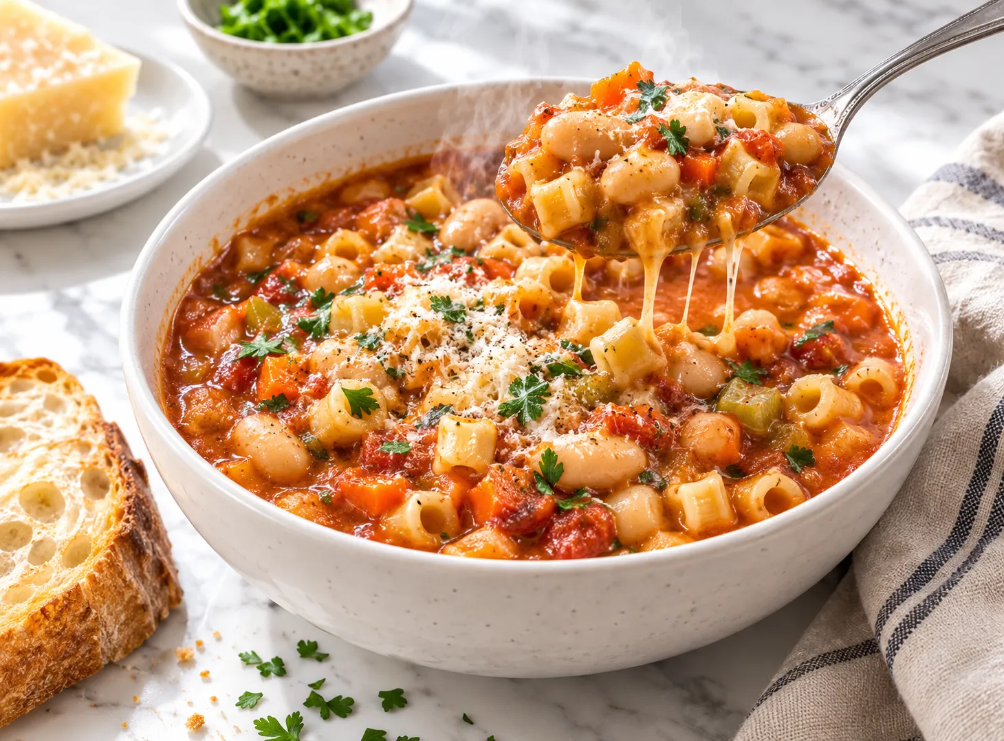 Pasta e Fagioli Recipe: Hearty Italian Soup for Dinner recipe visual