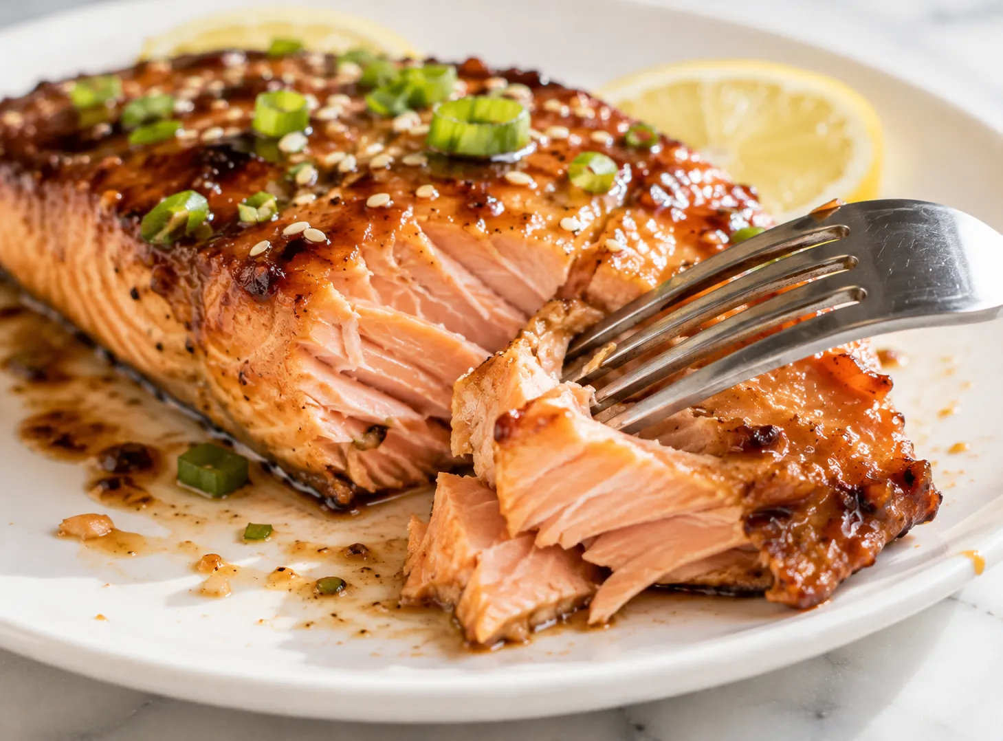Honey Glazed Salmon Recipe: Sweet, Sticky and Perfectly Tender recipe visual